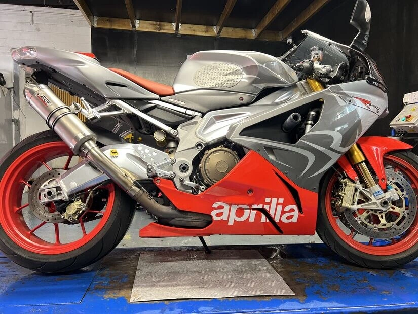Motorcycle work at East London Motorcycles